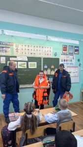 Встреча с сотрудниками спасательного отряда